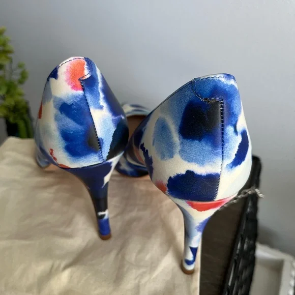 Loeffler Randall Blue and multi colored heels, new - Picture 4 of 7